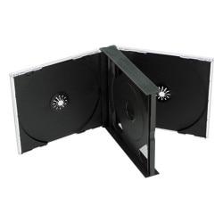 Chubby Double CD Case with Black Ce